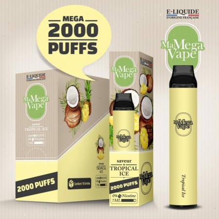 Tropical Ice - Ma MEGA Vape 2000 puff