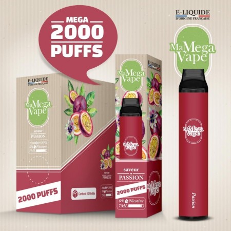Passion - Ma MEGA Vape 2000 puff
