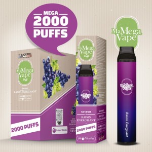 Raisin Energisant - Ma MEGA Vape 2000 puff