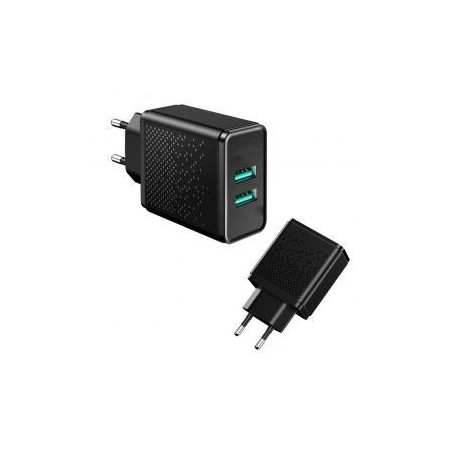 Chargeur Secteur - 2 USB max 2.4A 5V