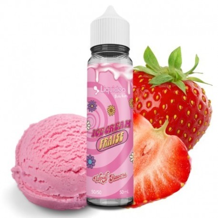 WPUFF - Ice Cream Fraise 50ml - LIQUIDEO