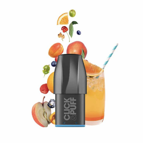 Cartouche Click & Puff Fruits Rouges Glacés - X-BAR (pack de 10pcs)