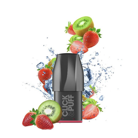 Cartouche Click & Puff Fruits Rouges Glacés - X-BAR (pack de 10pcs)