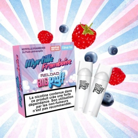 Myrtille framboise - Big Puff