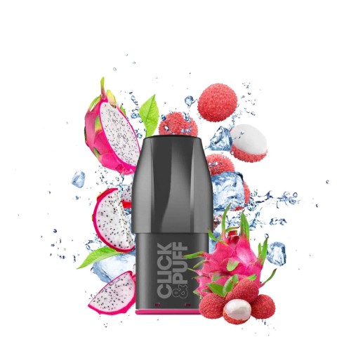 Cartouche Click & Puff Fruits Rouges Glacés - X-BAR (pack de 10pcs)