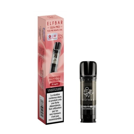 Pod ELFA PRO Framboise Pastèque 2ml (pack de 2) - ELFBAR