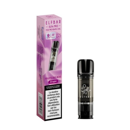 Pod ELFA PRO Fruits des bois 2ml (pack de 2) - ELFBAR