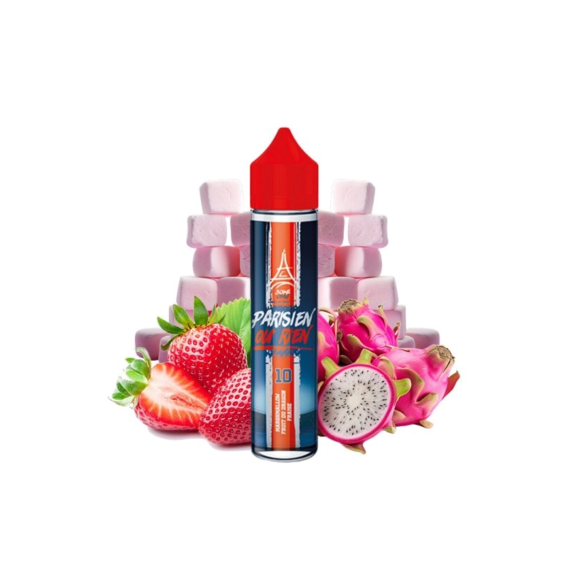 N°10 Marshmallow fruit du dragon fraise 50ml - Parisien ou rien
