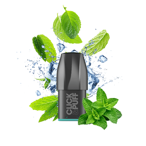 Cartouche Click & Puff Menthe Glacée - X-BAR (pack de 10pcs)