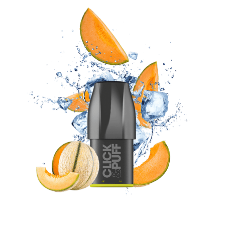 Cartouche Click & Puff Melon Glacé - X-BAR (pack de 10pcs)