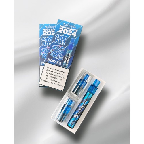 Kit 2.0 Myrtille Framboyante 2400 - Wpuff Liquideo