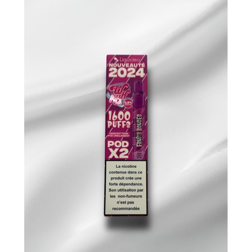 Pod 2.0 Fruits Rouges 2400 - Wpuff Liquideo