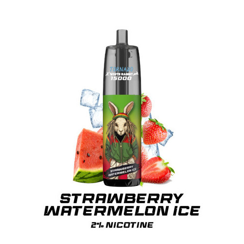 Puff Tornado Cola Ice 15000 2% + 2 Liquides 10ml (Boite de 10) - Tornado & White Rabbit