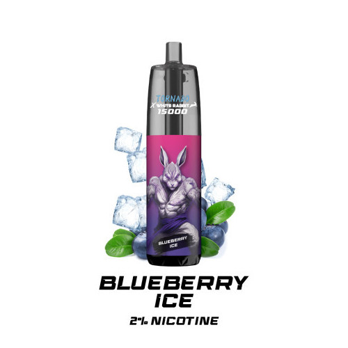 Kopie van Puff Tornado Cola Ice 15000 2% + 2 Liquides 10ml (Boite de 10) - Tornado & White Rabbit