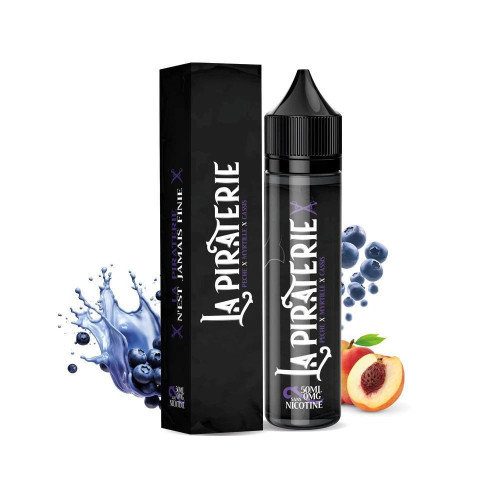 Pêche Myrtille Cassis 50ml - La Piraterie