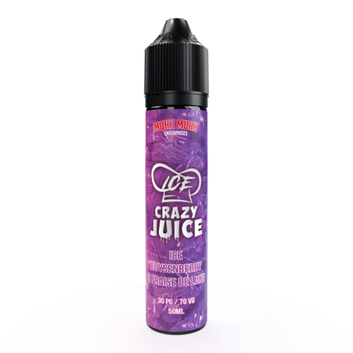 Ice Boysenberry & Fraises de lune Crazy 50ml - Juice Mukk Mukk