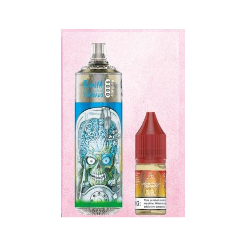 Cherry Peach Lemonade 9000 Puff - RandM Tornado