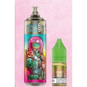 Kopie van Kopie van Peach mango 9000 Puff - RandM Tornado