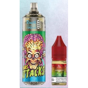 Kopie van Strawberry ice 9000 Puff - RandM Tornado