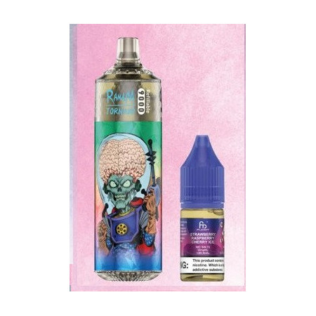 Strawberry raspberry cherry 9000 Puff - RandM Tornado