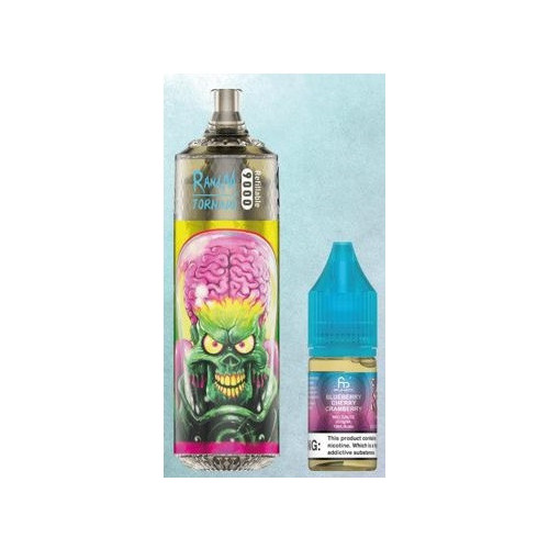 Blueberry cherry cranberry 9000 Puff - RandM Tornado