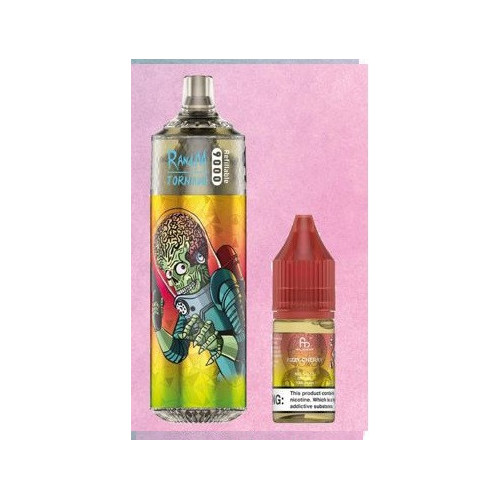 Fizzy Cherry 9000 Puff - RandM Tornado