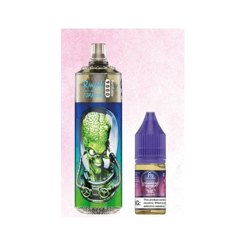 Strawberry Banana 9000 Puff - RandM Tornado