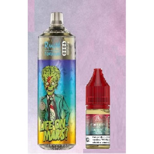 Kopie van Peach mango 9000 Puff - RandM Tornado