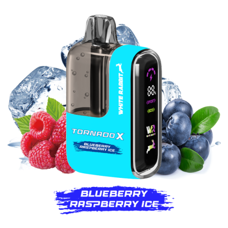 Blueberry Raspberry ice Tornado X 25000 Puffs - Tornado & White Rabbit