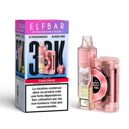 NIO30K Fraise Glacée 30000 Puffs - ELFABAR