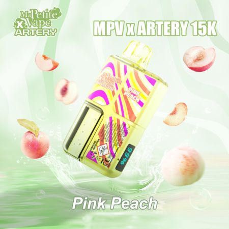 Pink Peach 15000 Puffs - Ma Petite Vape X Artery