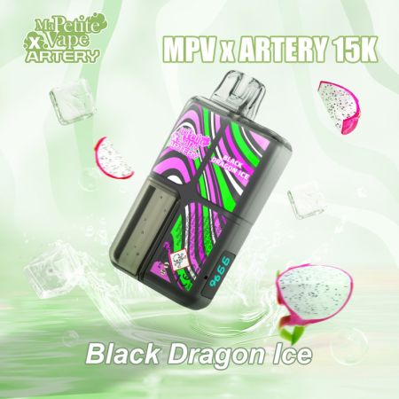 Black Dragon Ice 15000 Puffs - Ma Petite Vape X Artery