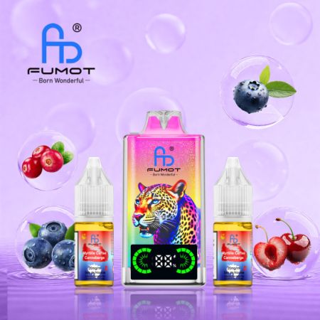 Blueberry Cherry Cranberry 40000 Puffs - LEOPARD FUMOT
