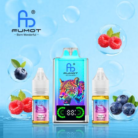 Blueberry Raspberry 40000 Puffs - LEOPARD FUMOT