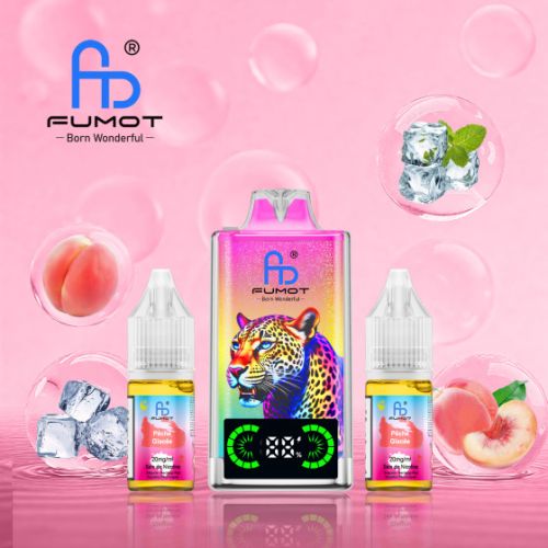 Summer Peach Ice 40000 Puffs - LEOPARD FUMOT