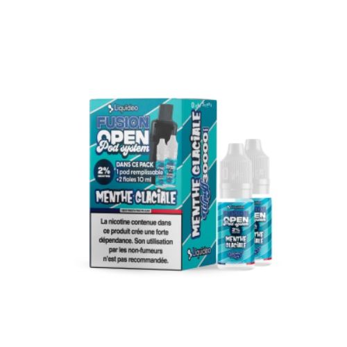 Menthe Glaciale 30K FUSION OPEN - Liquideo