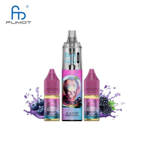 BlueSour Raspberry 20000 puffs TORNADO - RANDM FUMOT