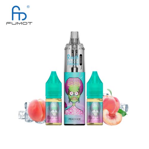 Peach Ice 20000 puffs TORNADO - RANDM FUMOT