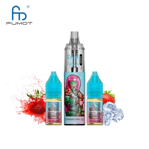 Strawberry Ice 20000 puffs TORNADO - RANDM FUMOT