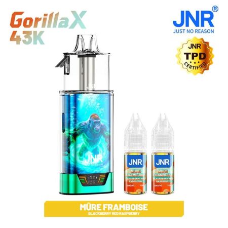 GorillaX 43000 Puffs 0mg ZERO NICOTINE - JNR
