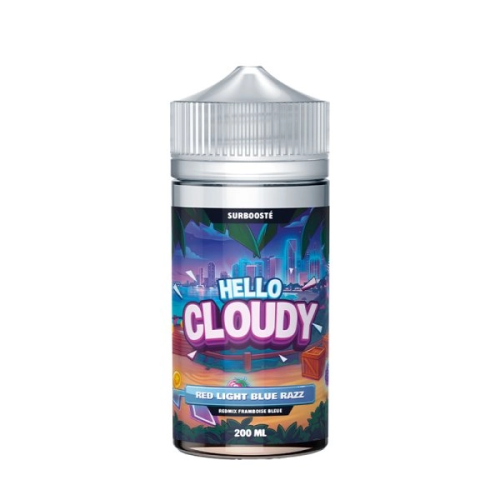 RED LIGHT BLUE RAZZ 200ml - Hello Cloudy