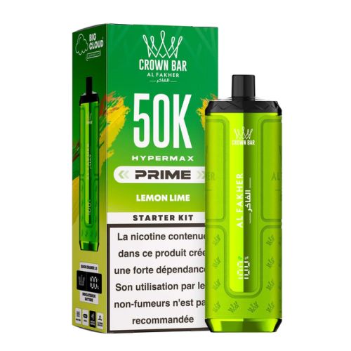 Lemon Lime Hyper Max Prime 50K CROWN BAR - AL FAKHER