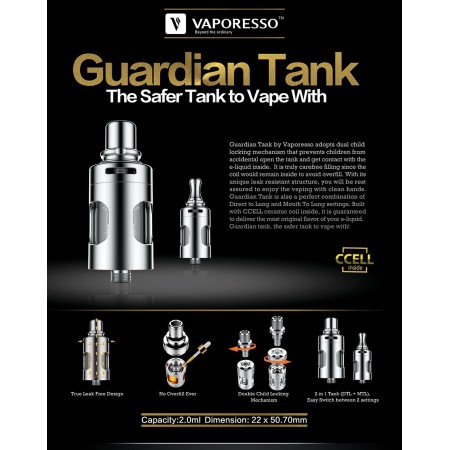 Tank GUARDIAN 2ml de Vaporesso