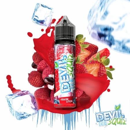 Fraise Litchi 50ml - DEVIL ICE Squiz - AVAP